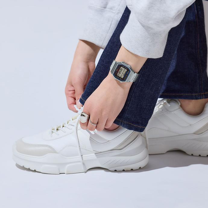 スタンダード（CASIO） CASIO ABL-100WE-1AJF STANDARD シルバー