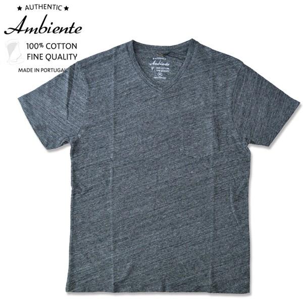 Ambiente アンビエンテ ヘザー Vネック ポケットTシャツ HEATHER V NECK POCKET S/S TEE