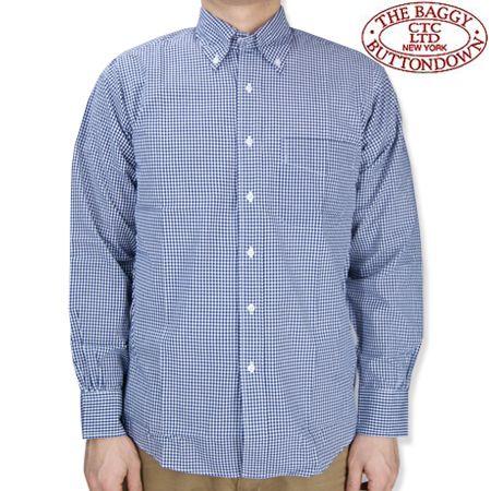 THE BAGGY バギー ギンガムチェック L/S ボタンダウンシャツ ブロード