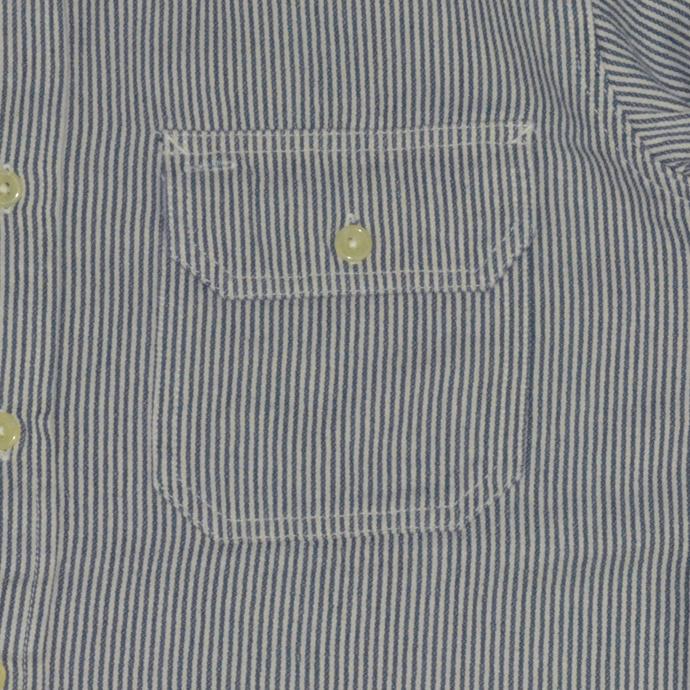 カムコ CAMCO ヒッコリーストライプ ワークシャツ HICKORY L/S SHIRT｜b-e-shop｜06