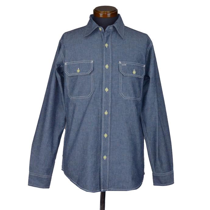 美品 CAMCO カムコ ブラック デニム シャンブレー シャツ 長袖 S □CAMCO(カムコ)かつてはSEARSやJ.C.PENNEYのオリジナルウェアを