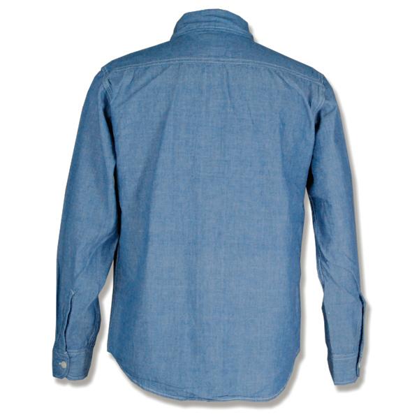 CAMCO カムコ シャンブレーシャツ ワークシャツ 長袖シャツ ブルー BLUE｜b-e-shop｜06