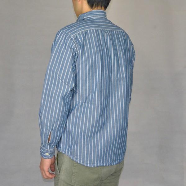 CAMCO（カムコ） シャンブレー ストライプ ワークシャツ シャンブレー