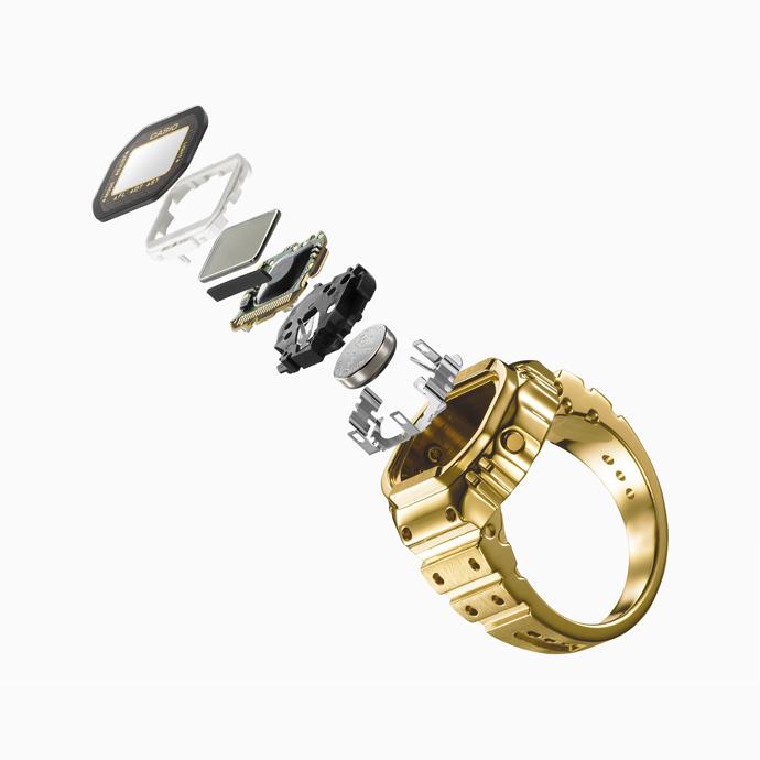 スタンダード（CASIO） CASIO CRW-001G-9JR ASIO RING WATCH カシオ