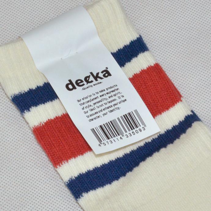decka Quality socks  デカ スケーターソックス ショートレングス 80’s Skater Socks パイルソックス メンズ de-40｜b-e-shop｜12