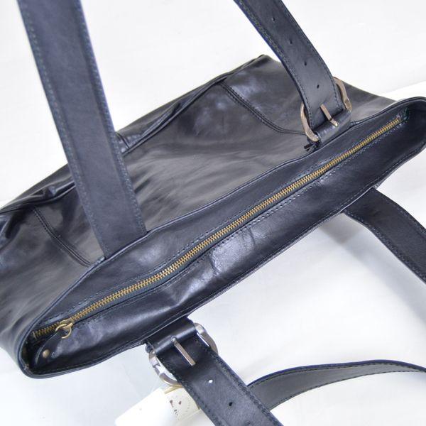 I MEDICI [イ メディチ]イタリアンレザー トートバッグ ITALIAN LEATHER トートバッグ BLACK ブラック