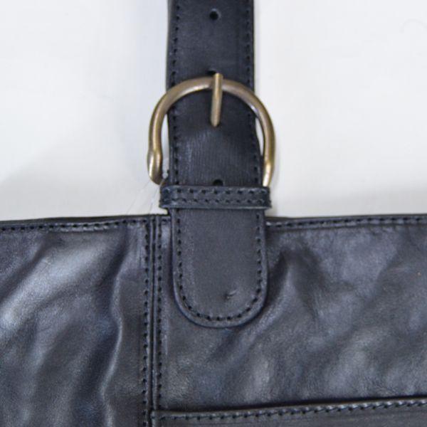 I MEDICI [イ メディチ]イタリアンレザー トートバッグ ITALIAN LEATHER トートバッグ BLACK ブラック