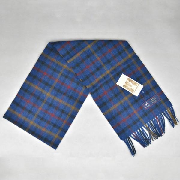TENDERLOIN チェッカー マフラー スカーフ ネイビー ムーン｜チェックウールマフラー｜ネイビー