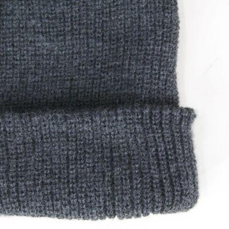 NEW YORK HAT ニューヨークハット OLD SCHOOL BEANIE 4740 ニットキャップ アクリルビーニー ニット帽　アメリカ製　CHARCOAL チャコール｜b-e-shop｜04