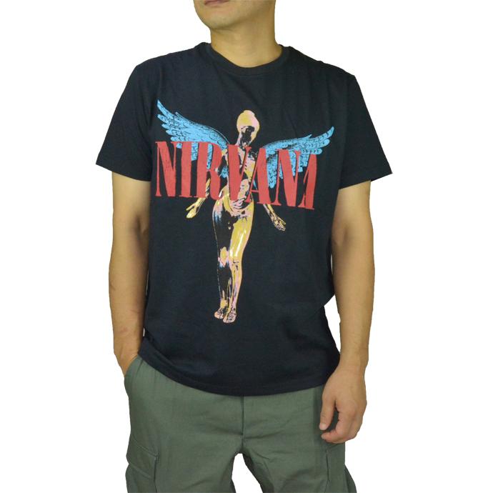 ROCK OFF ニルヴァーナ NIRVANA ANGELIC Tシャツ カート コバーン Kurt Cobain ロックTシャツ バンドTシャツ ロックオフ ROCK OFF ニルヴァーナ NIRVANA ANGELIC Tシャツ カート コバーン Kurt Cobain ロックTシャツ バンドTシャツ ロックオフ