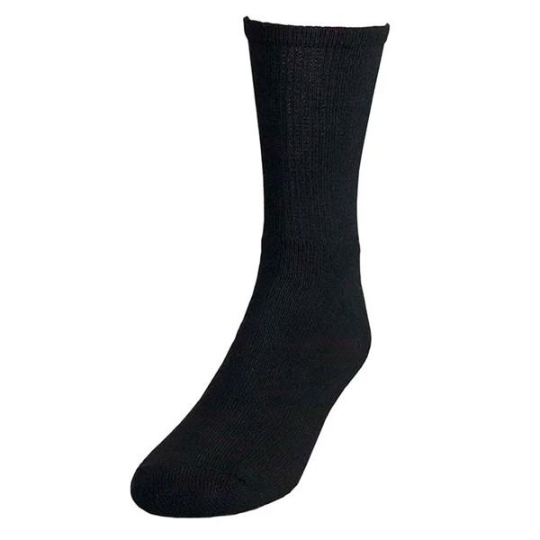 レイルロードソック (RAILROAD SOCK)  アメリカ製 クMens 4 Pair Black Heavyweight Crew Sock クルーソックス 靴下  ブラック｜b-e-shop｜03