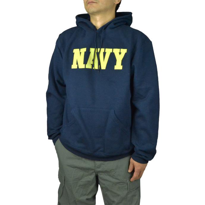 SOFFE（ソフィー） U.S.NAVY スウェットパーカー ネイビー NAVYロゴ