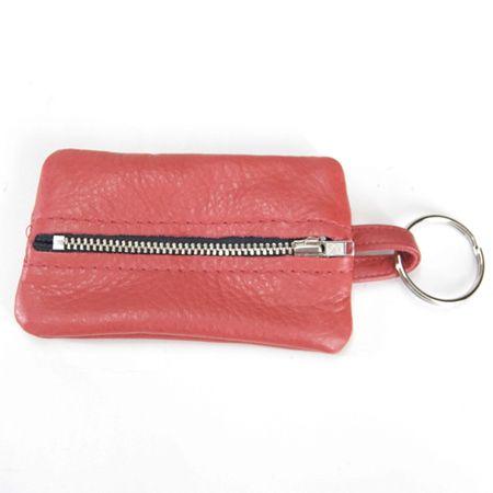 VICTRIA LEATHERビクトリアレザーCOIN CASE コインケース MADE IN USA 小銭入れ カードケース RED レッド｜b-e-shop｜02