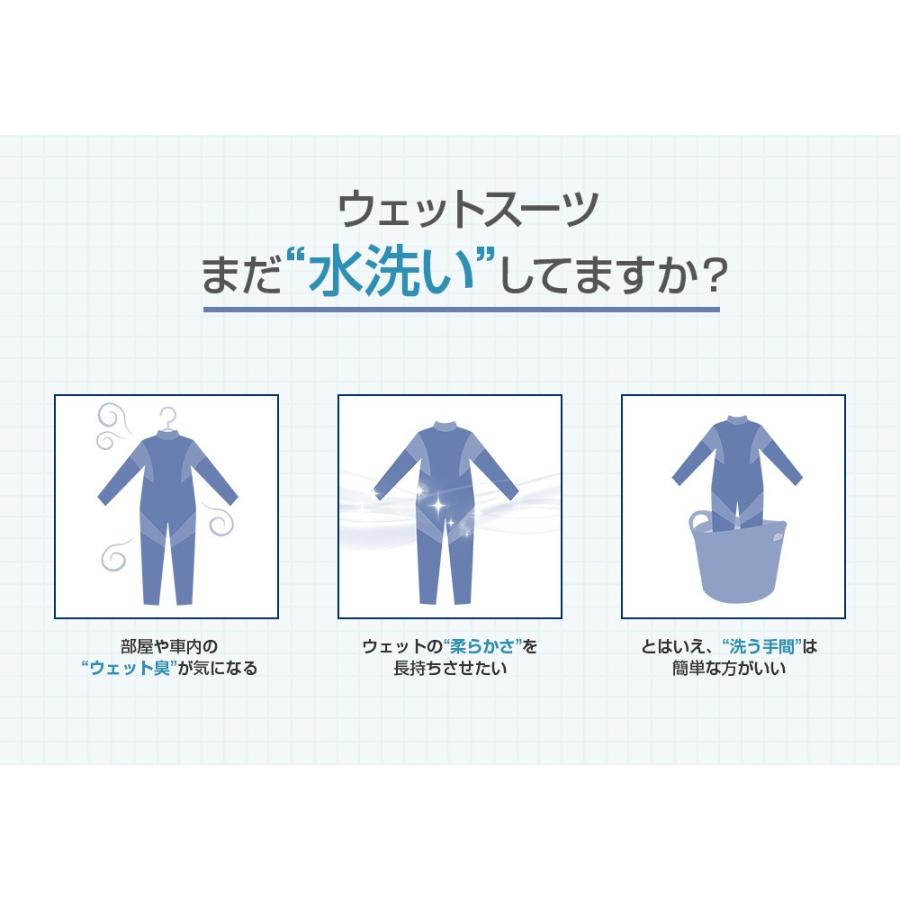 ジェラルド アロマウェット 400ml ミルキー/クリアー ウェットスーツ