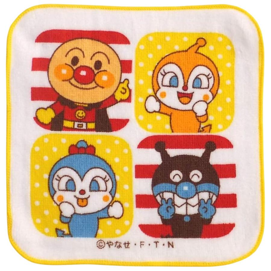 アンパンマン ミニタオル3Pセット バイキンマン 保育園 幼稚園 ハンド