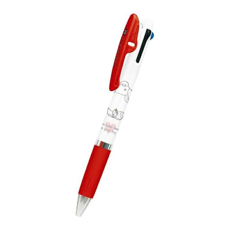 ジェットストリーム 3色ボールペン ディズニー ベイマックス 0.5mm 赤