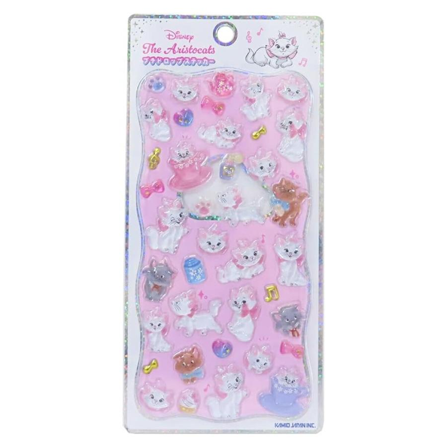 ♥おしゃれキャット マリー ステッカープリクラ手帳♥ カミオジャパン ディズニー おしゃれキャット マリー シール ちゅる