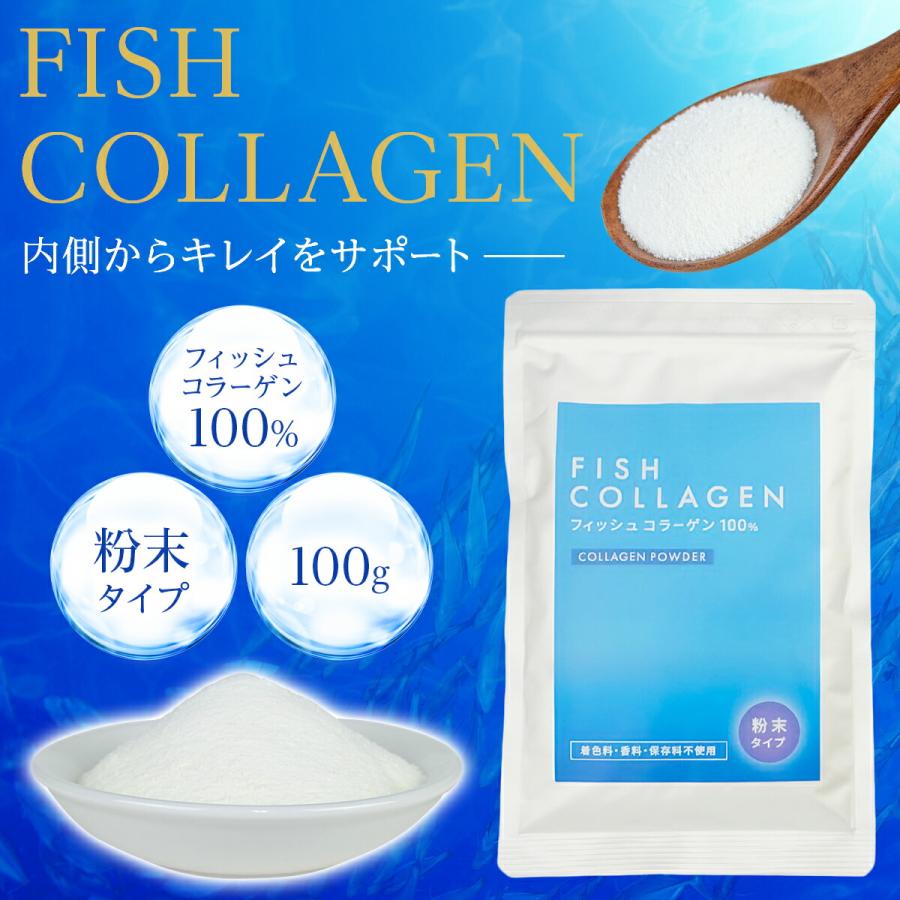 賞味期限2026年3月31日】特別価格 フィッシュコラーゲン 100g ペプチド