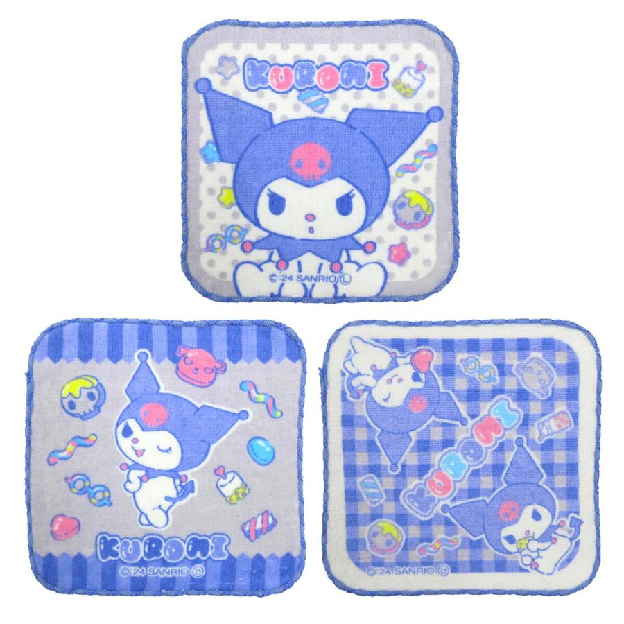 マイメロディ クロミ マイメロ ミニタオル 3枚セット 16×16cm ミニ