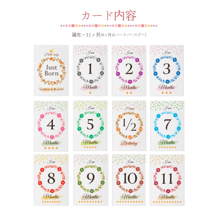 日本製 マンスリーカード 18種類セット 3歳までの 月齢フォト 月齢カード 月齢 フォト カード グッズ 小物 ハガキサイズ 赤ちゃん 男の子 女の子 男女兼用 Monthlycard 雑貨イズム 通販 Yahoo ショッピング