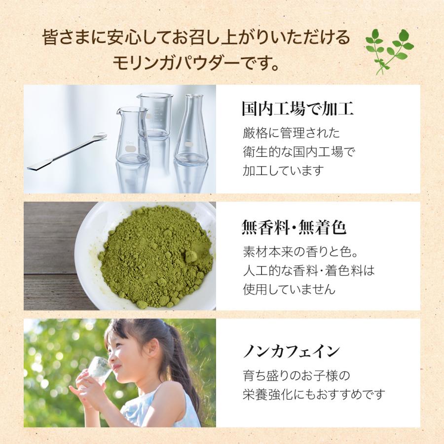 モリンガパウダー 200g×2袋 モリンガ茶 モリンガ粉末 モリンガ 青汁