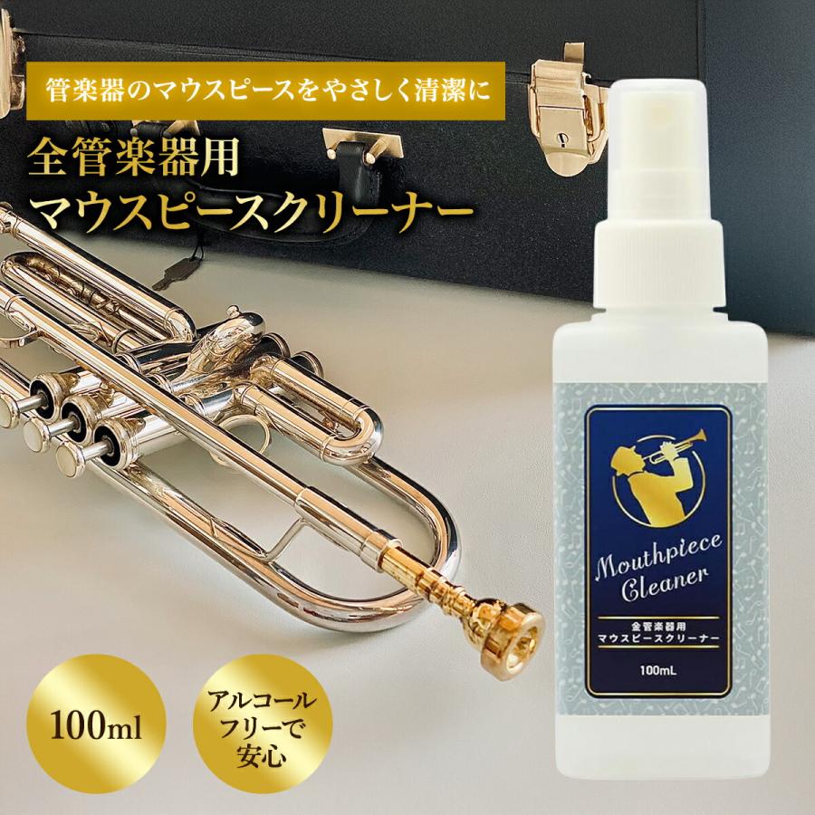 Sin. マウスピースクリーナー 100ml 管楽器用 洗浄剤 洗浄スプレー 除