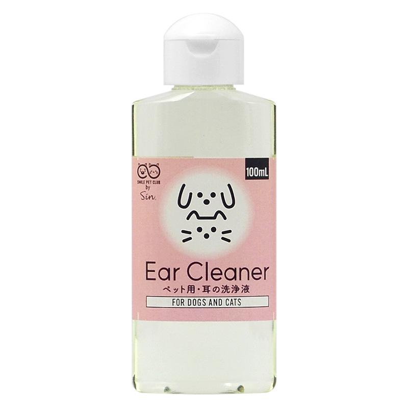ペット用 イヤークリーナー 100ml 専用綿棒20本付 犬 猫 兼用 耳 掃除
