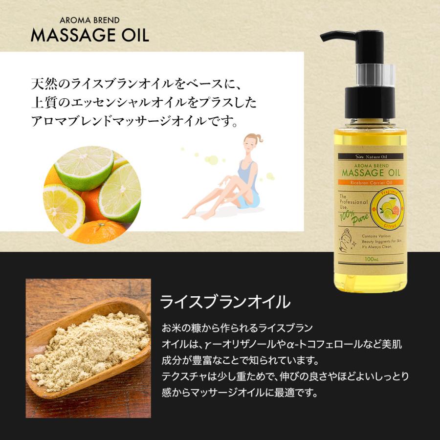 シトラスブレンド アロマオイル 100ml (ベースオイル : ライスブラン