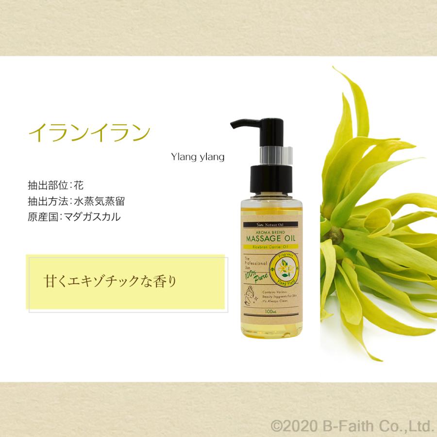 イランイランブレンド アロマオイル 100ml (ベースオイル : ライス