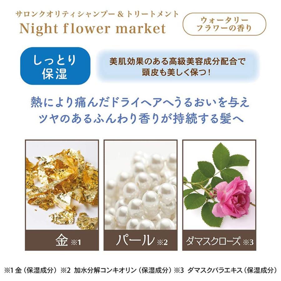 ナイトフラワーマーケット（青パッケージ）詰め替え シャンプー 400ml
