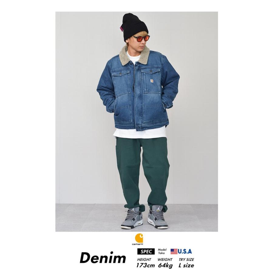 Carhartt カーハート デニムジャケット メンズ ボア ランチ Carhartt カーハート デニムジャケット メンズ ボア ランチ