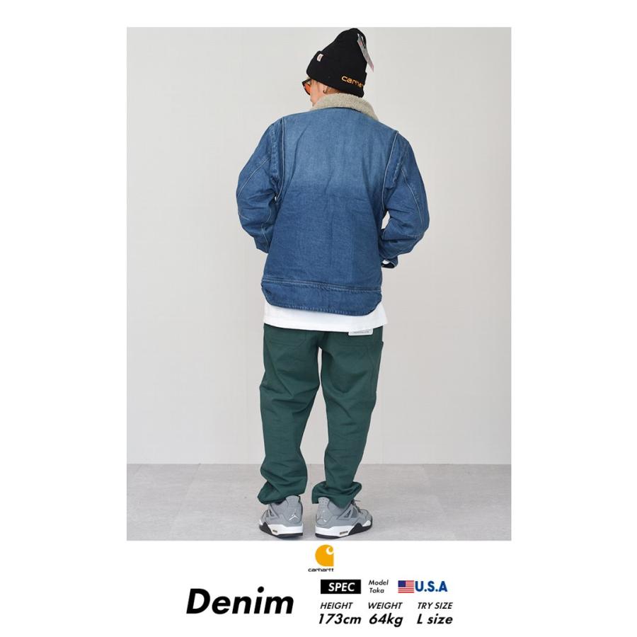 Carhartt カーハート デニムジャケット メンズ ボア ランチ