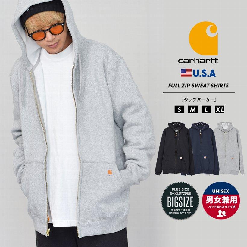 Carhartt カーハート ジップパーカー メンズ スウェット 裏起毛 Carhartt カーハート ジップパーカー メンズ スウェット 裏起毛