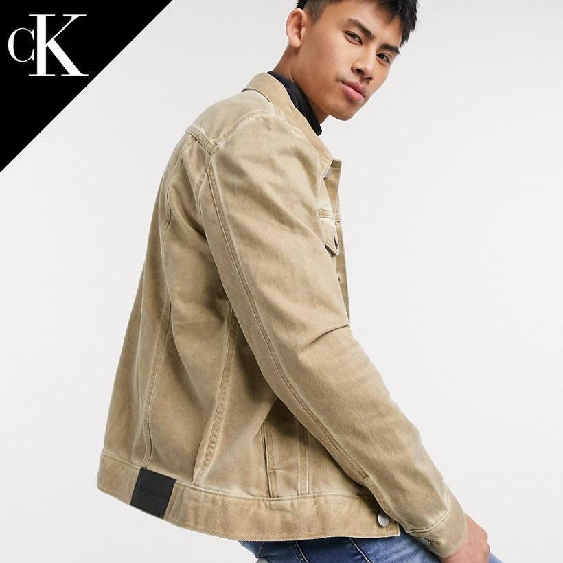カルバンクライン デニムジャケット メンズ トラッカージャケット Gジャン Calvin Klein 41vm777 着こなし コーデ 大きいサイズ Ckjt008 大人カジュアル Xl 通販 Yahoo ショッピング