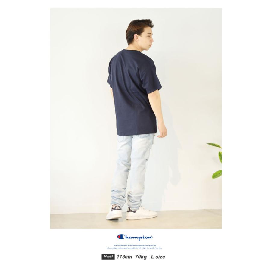 チャンピオン ｔシャツ メンズ レディース ブランド 春 夏 おしゃれ 安い 半袖 定番 ロゴt ロゴプリント Cptt004 ペアルック専門店 Like 通販 Yahoo ショッピング