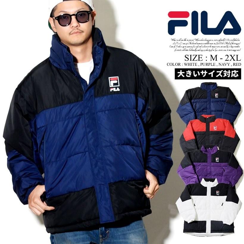 Fila 中綿ダウンジャケット メンズ コーデ カジュアル Fm9505 Fljt011 ペアルック専門店 Like 通販 Yahoo ショッピング
