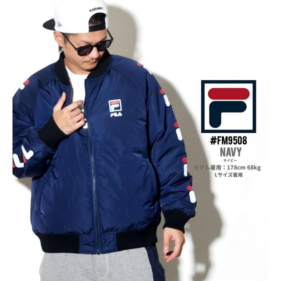 Fila Ma 1 ボンバージャケット メンズ コーデ カジュアル Fm9508 Fljt012 ペアルック専門店 Like 通販 Yahoo ショッピング