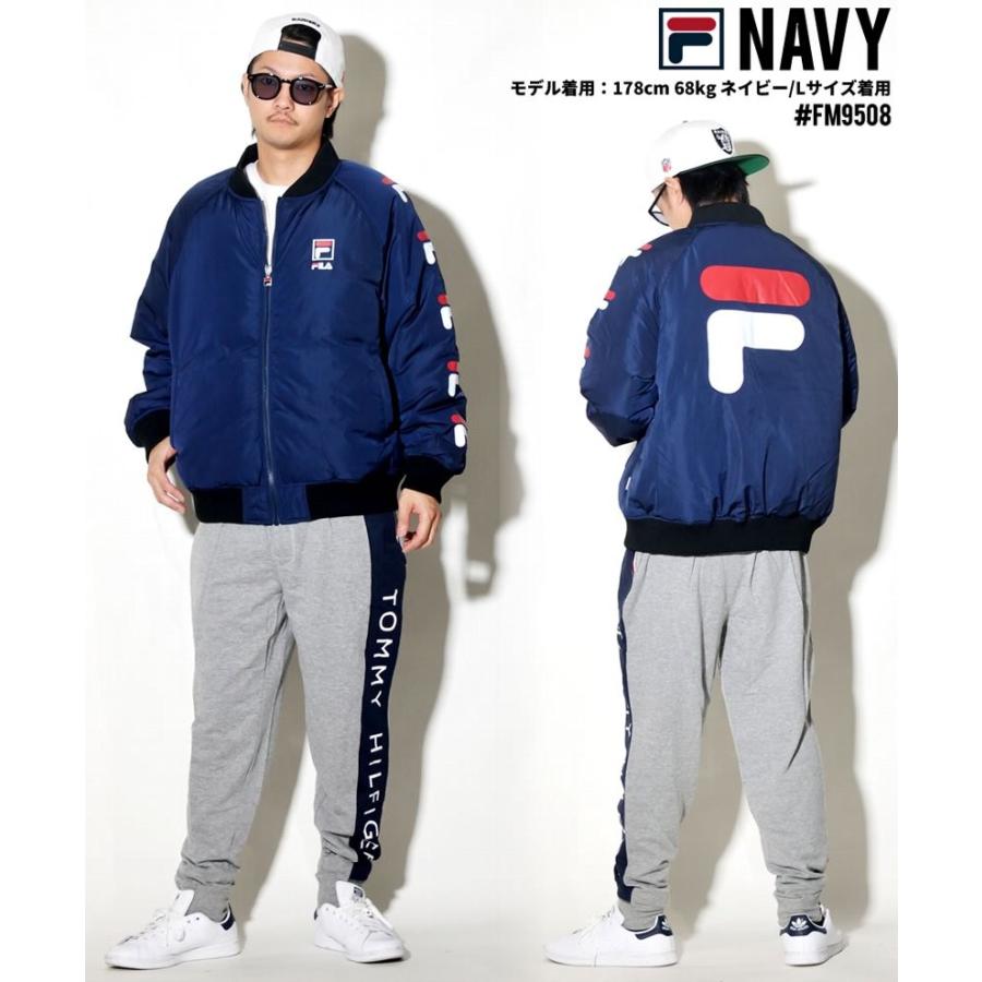 Fila Ma 1 ボンバージャケット メンズ コーデ カジュアル Fm9508 Fljt012 ペアルック専門店 Like 通販 Yahoo ショッピング