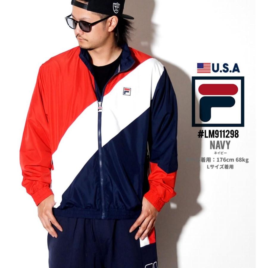 Fila ウインドブレーカー ジャケット メンズ コーデ カジュアル Lm Fljt029 ペアルック専門店 Like 通販 Yahoo ショッピング