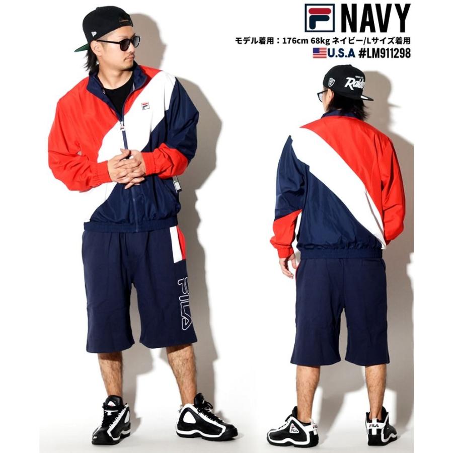 Fila ウインドブレーカー ジャケット メンズ コーデ カジュアル Lm Fljt029 ペアルック専門店 Like 通販 Yahoo ショッピング