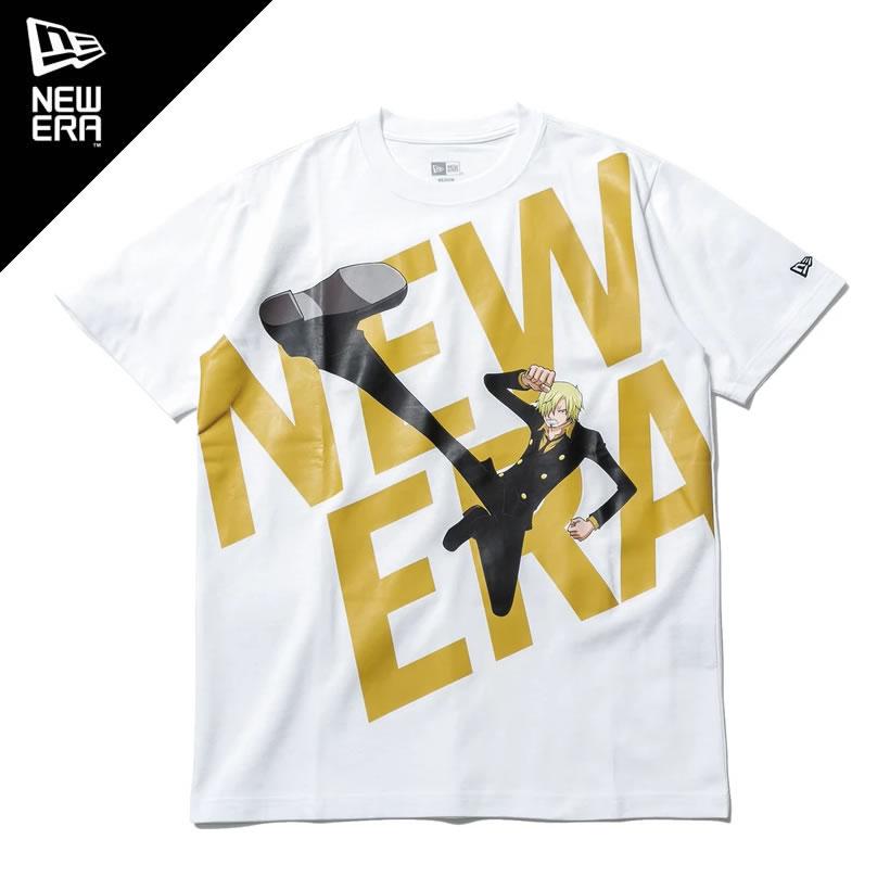 サンジ ワンピース コラボ ニューエラ Tシャツ 半袖 コットン One Piece ワイドロゴ ホワイト レギュラーフィット Nwtt1 ペアルック専門店 Like 通販 Yahoo ショッピング