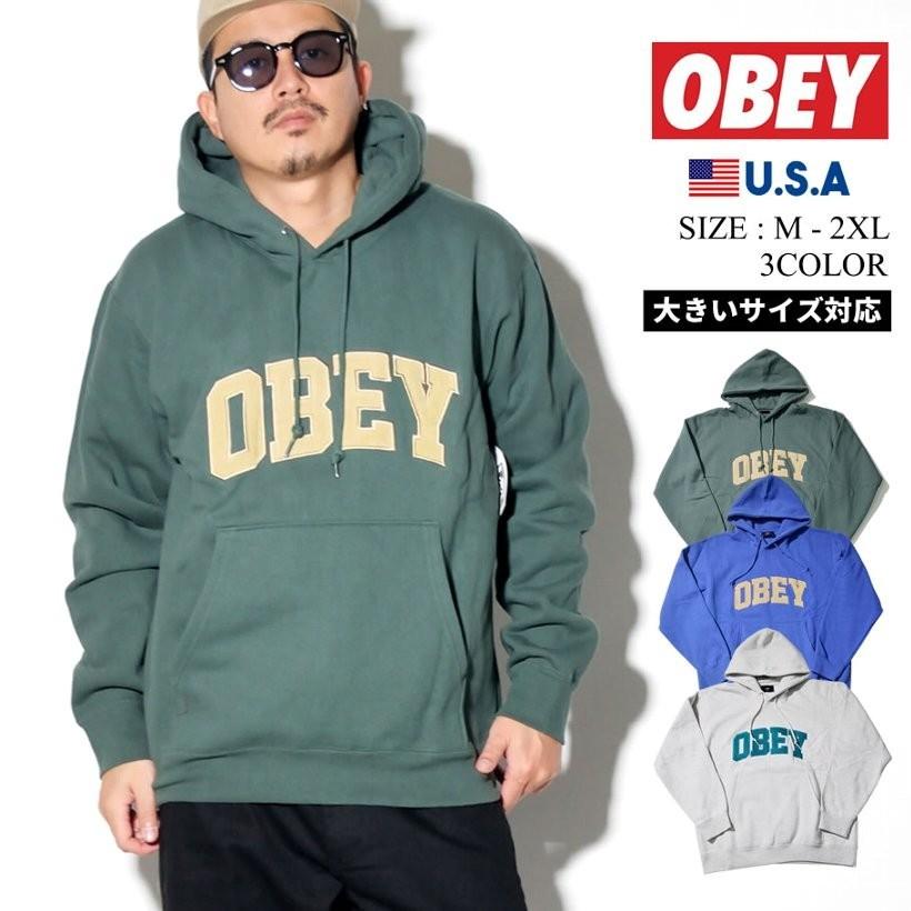 オベイ Obey パーカー メンズ ブランド おしゃれ コーデ 厚手 裏起毛 Obpt019 ペアルック専門店 Like 通販 Yahoo ショッピング