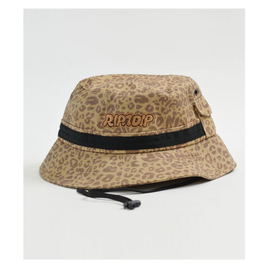 RIPNDIP リップンディップ バケットハット 帽子 ヒョウ柄 レオパード
