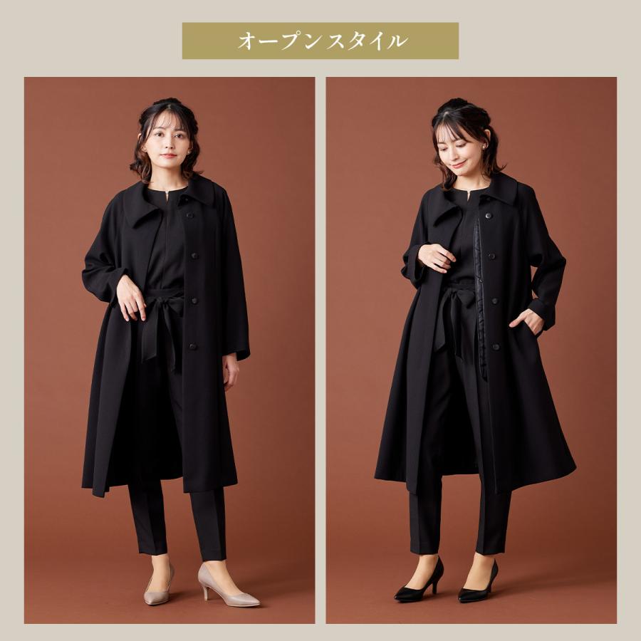 BLACK GALLERY ブラックフォーマル コート 喪服 礼服 取り外し可能な