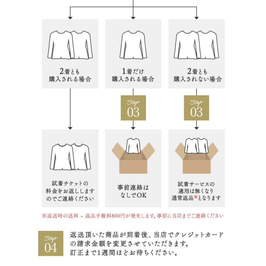 【試着チケット】1000円で2着お届け、1着返品の便利チケット wb9999 | SORITEAL | 04