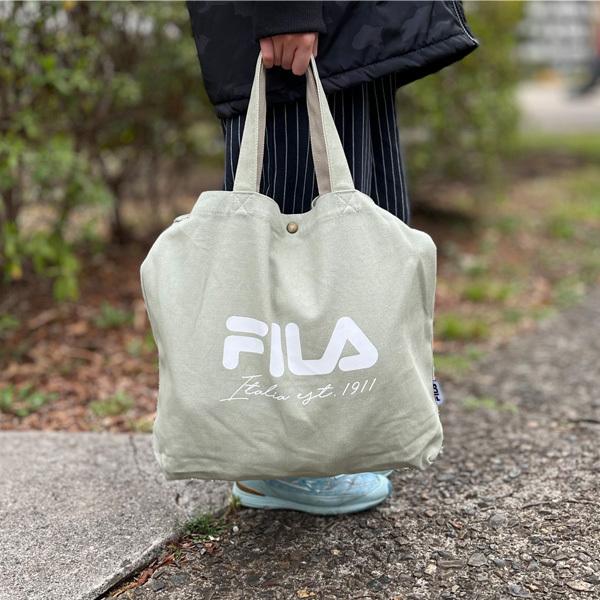 FILA トートバッグ レディース メンズ 帆布 ブランド 大きめ a4 FILA トートバッグ レディース メンズ 帆布 ブランド 大きめ a4