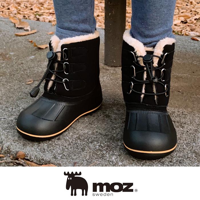 moz（モズ） ブーツ キッズ 防水 スノーブーツ 防寒 ビーンブーツ