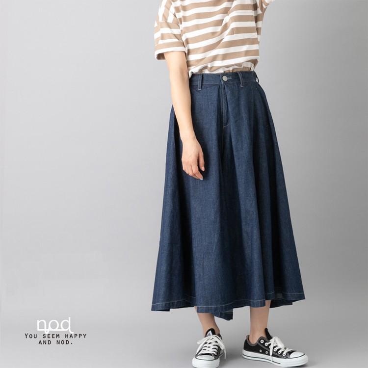 新品未使用 インゲボルグ ワイドパンツ ガウチョ キュロット デニム 新品未使用 インゲボルグ ワイドパンツ ガウチョ キュロット