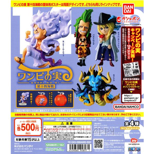 台紙のみ ワンピース ワンピの実 ディスプレイ台紙 第十三海戦 第十四