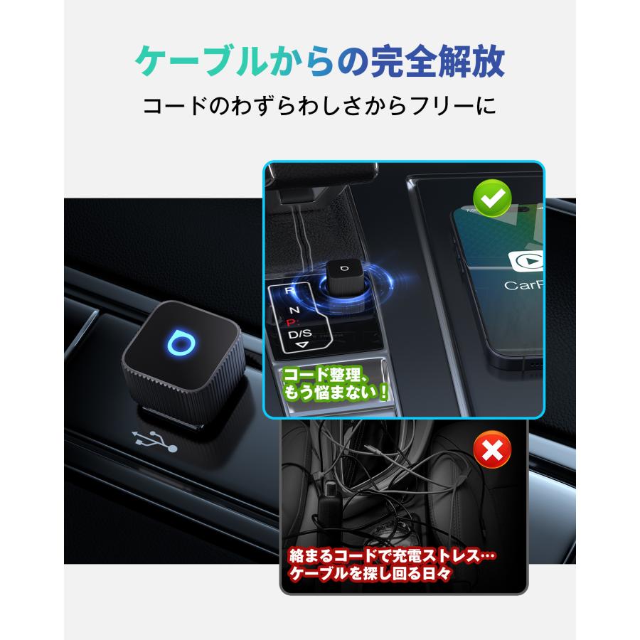 ottocast 正規品 オットキャスト MINI Slim CP88T2 ブラック